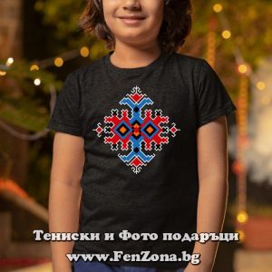 Детска тениска с шевица 14