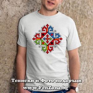 Мъжка тениска с шевица 12