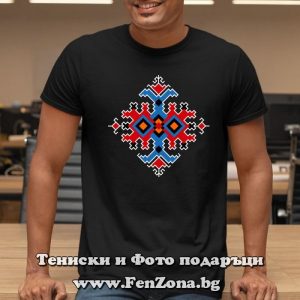 Мъжка тениска с шевица 14 - Image 2
