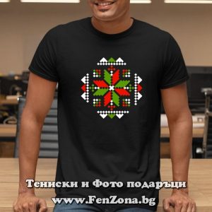 Мъжка тениска с шевица 32 - Image 2