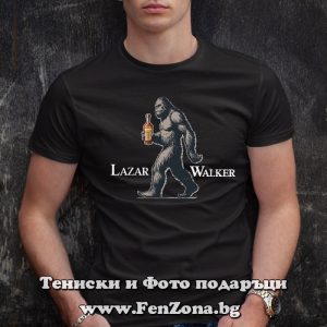 Мъжка тениска с надпис Lazar Walker - Image 3
