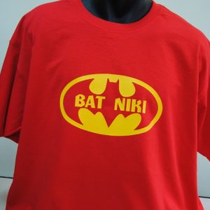 Мъжка тениска с надпис Bat Niki