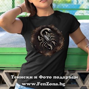 Дамска тениска за зодия Скорпион