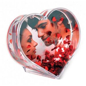 Преспапие сърце със снимка