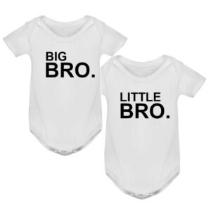 Бебешки бодита с надпис - Big Bro. / Little Bro.