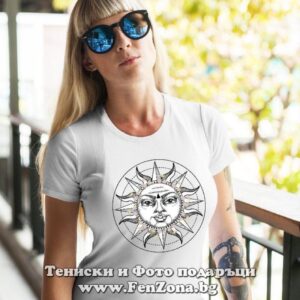 Дамска тениска с щампа Boho – Sun