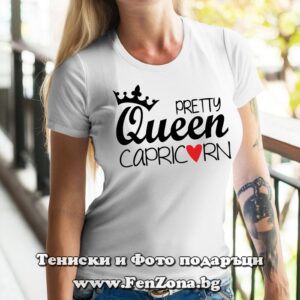 Дамска тениска с надпис – Pretty queen