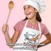 Детска престилка с надпис Little miss chef