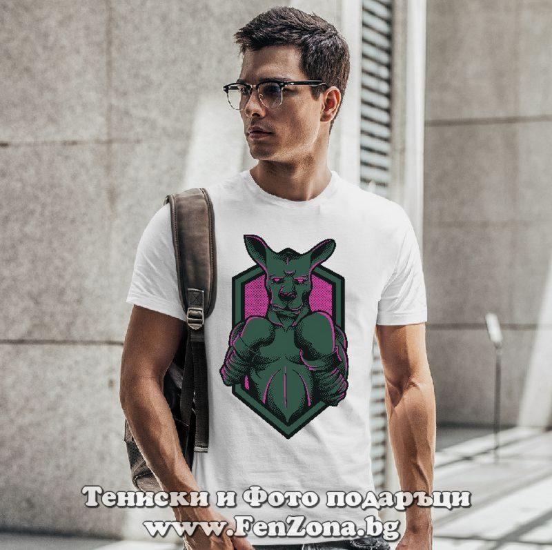 Мъжка тениска с щампа – Kangaroo