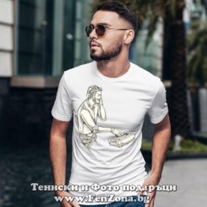 Мъжка тениска с щампа – Steam Punk DJ1