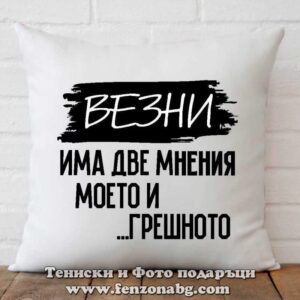 Възглавница с дизайн зодия везни - Моето мнение