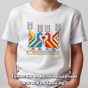 Детска тениска с шевица 35